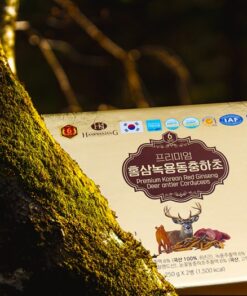 Sâm đỏ thượng hạng, nhung hươu và đông trùng hạ thảo.