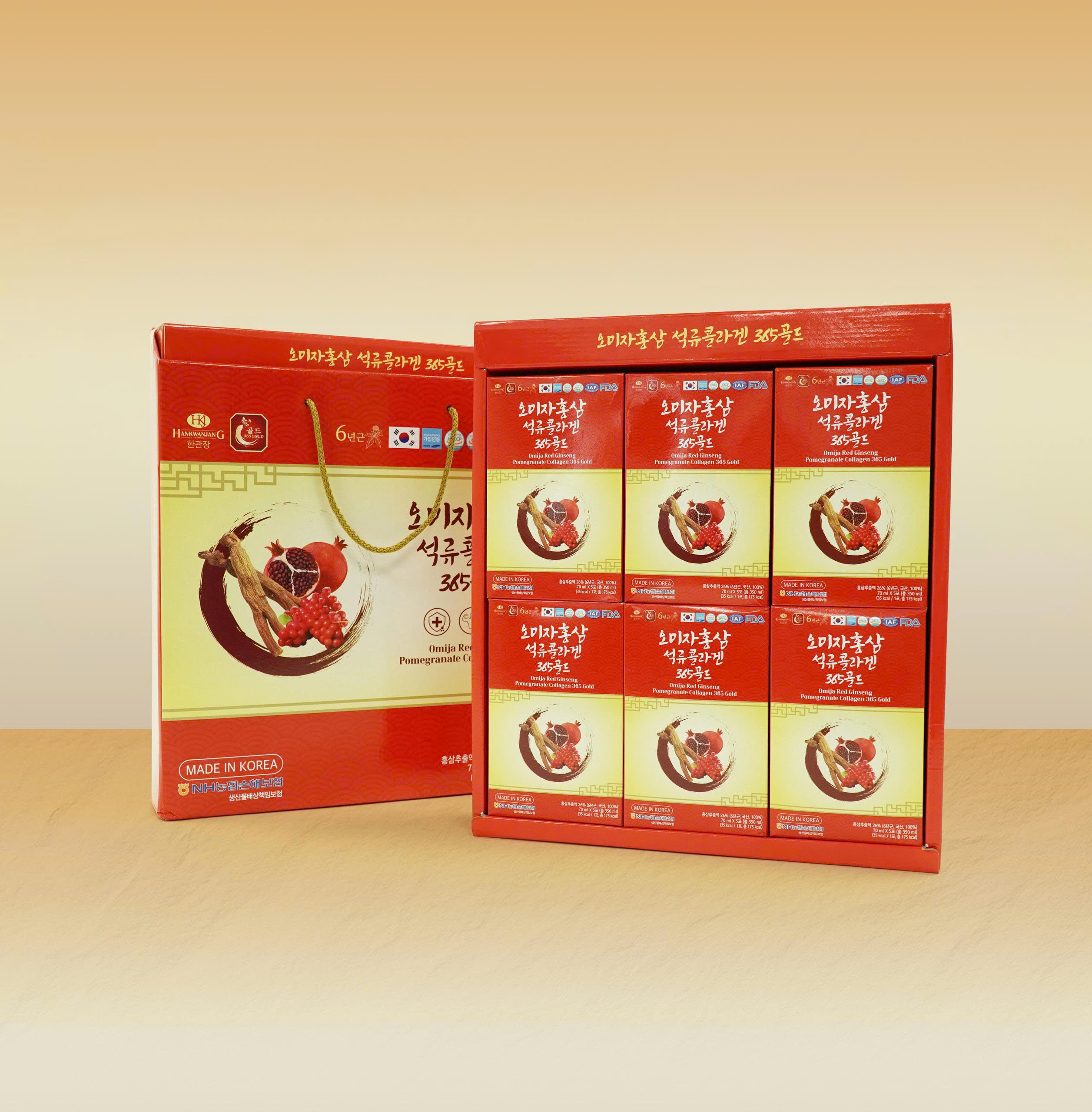 Thực phẩm bổ sung Omija Red Ginseng Pomegranate Collagen 365 Gold Thực phẩm bổ sung Omija Red Ginseng Pomegranate Collagen 365 Gold