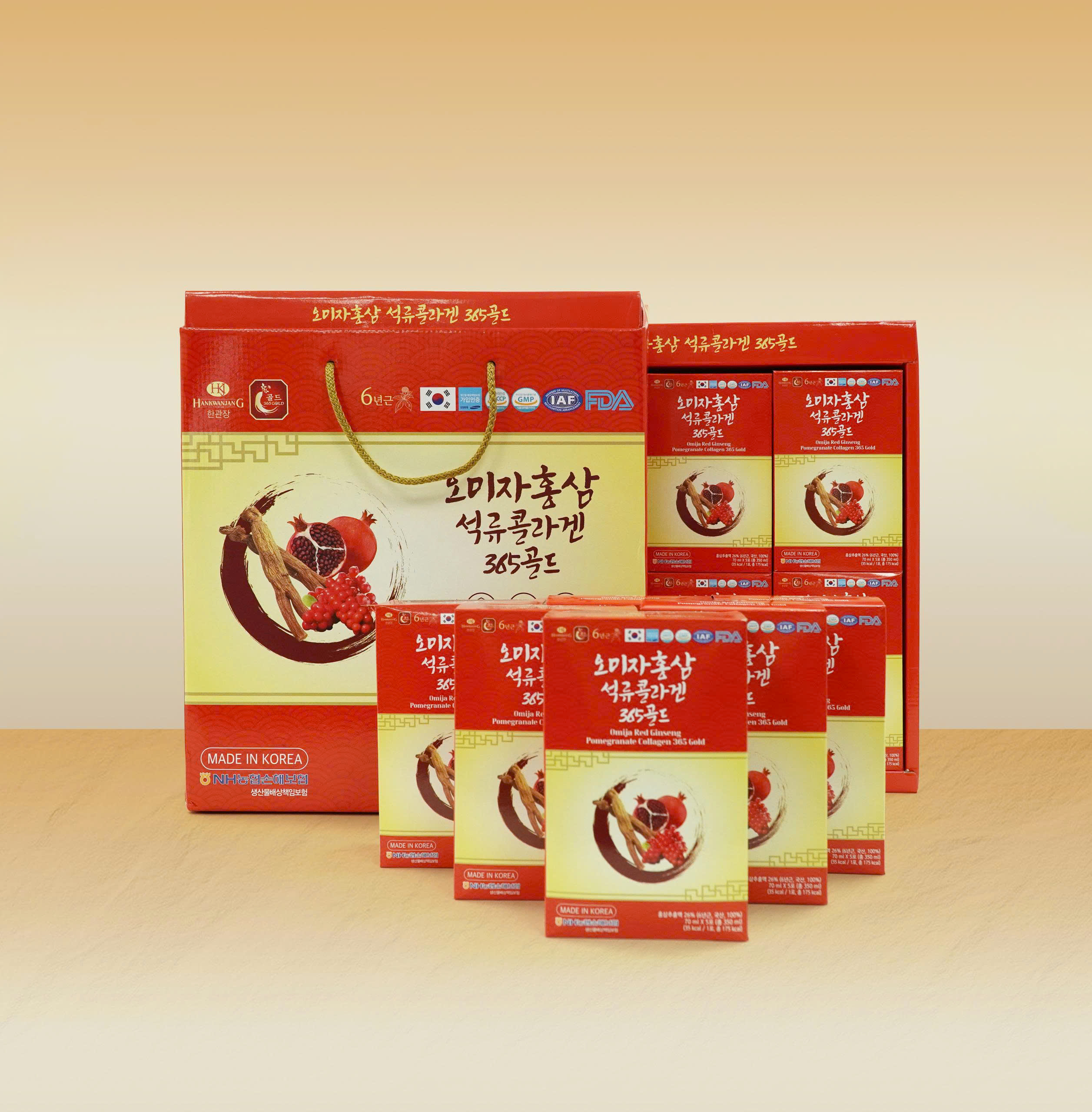 Thực phẩm bổ sung Omija Red Ginseng Pomegranate Collagen 365 Gold Thực phẩm bổ sung Omija Red Ginseng Pomegranate Collagen 365 Gold