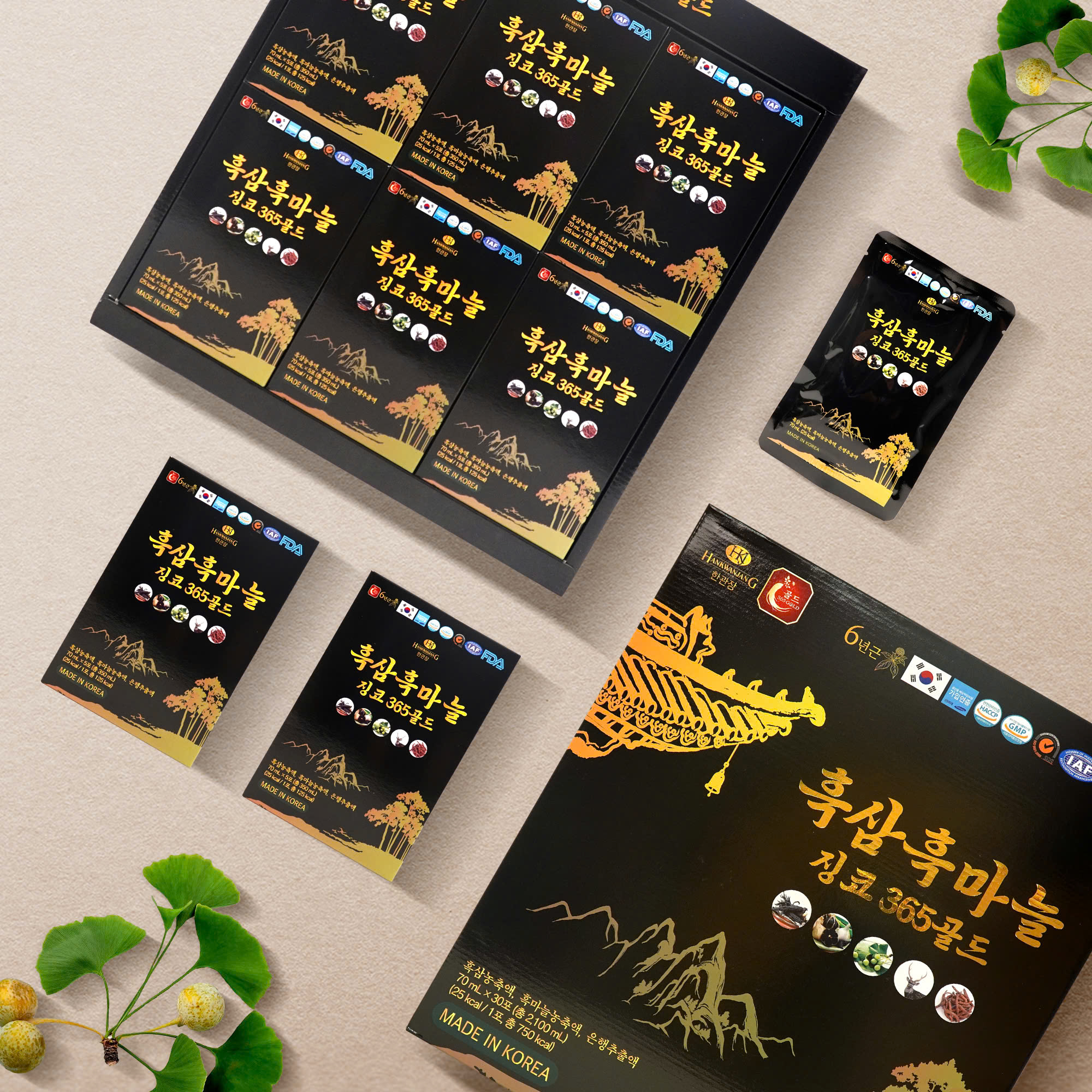 Thực phẩm bổ sung Black Ginseng Black Garlic Ginkgo 365 Gold Thực phẩm bổ sung Black Ginseng Black Garlic Ginkgo 365 Gold